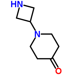 4-Piperidinone,1-(3-azetidinyl)-(9CI)结构式