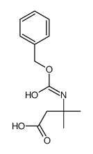 3-(((Benzyloxy)carbonyl)amino)-3-methylbutanoic acid Structure