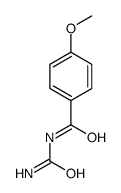 N-carbamoyl-4-methoxybenzamide结构式