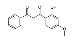 1-(2-hydroxy-4-methoxyphenyl)-3-phenylpropane-1,3-dione Structure