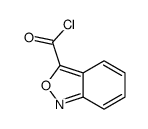 2,1-Benzisoxazole-3-carbonyl chloride (9CI) structure