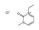 1-ethyl-3-methylpyrimidin-3-ium-2-one,chloride结构式