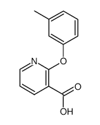 2-(3-methylphenoxy)nicotinic acid Structure