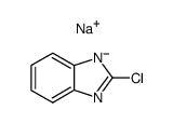 2-chloro-1H-benzoimidazole, sodium salt结构式