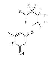 4-methyl-6-(2,2,3,3,4,4,5,5-octafluoropentoxy)pyrimidin-2-amine Structure