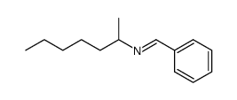 N-Phenylmethylene-2-heptanamine结构式