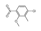 6-chloro-2-methoxy-3-nitrotoluene Structure