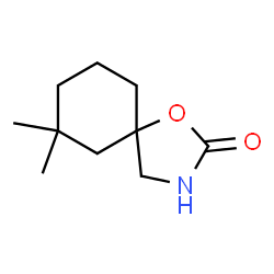1-Oxa-3-azaspiro[4.5]decan-2-one,7,7-dimethyl-(7CI,8CI) structure