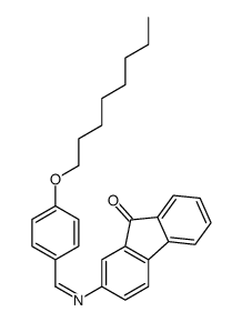 2-[(4-octoxyphenyl)methylideneamino]fluoren-9-one Structure