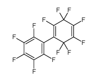 1,2,3,3,4,6,6-heptafluoro-5-(2,3,4,5,6-pentafluorophenyl)cyclohexa-1,4-diene Structure