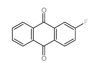 2-fluoroanthracene-9,10-dione结构式