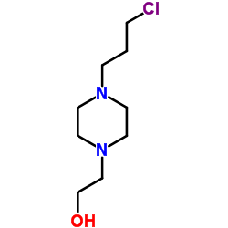 4-(3-Chloropropyl)-1-piperazine ethanol structure