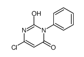 6-chloro-3-phenyl-1H-pyrimidine-2,4-dione结构式
