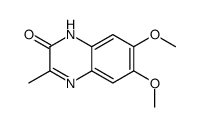2-hydroxy-6,7-dimethoxy-3-methylquinoxaline结构式