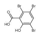 2,3,5-tribromo-6-hydroxy-benzoic acid结构式