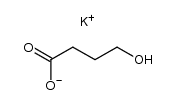 potassium salt of gamma-hydroxy butyric acid Structure