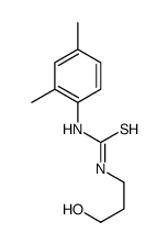 1-(2,4-dimethylphenyl)-3-(3-hydroxypropyl)thiourea Structure