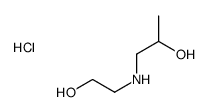 1-(2-hydroxyethylamino)propan-2-ol,hydrochloride Structure