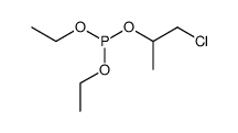 phosphorous acid 2-chloro-1-methyl-ethyl ester diethyl ester结构式