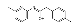 Benzeneacetamide, 4-methyl-N-(6-methyl-2-pyridinyl)- (9CI)结构式