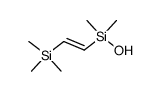 Dimethyl-((E)-2-trimethylsilanyl-vinyl)-silanol结构式