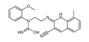Urea, N-[2-[(3-cyano-8-methyl-2-quinolinyl)amino]ethyl]-N-(2-methoxyphenyl)- (9CI) picture