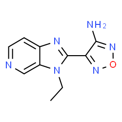 1,2,5-Oxadiazol-3-amine,4-(3-ethyl-3H-imidazo[4,5-c]pyridin-2-yl)-(9CI) picture