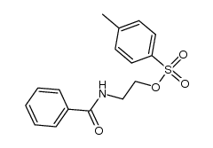 1-benzoylamino-2-(toluene-4-sulfonyloxy)-ethane结构式