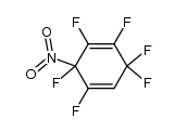 1,2,3,4,6,6-hexafluoro-3-nitrocyclohexa-1,4-diene Structure
