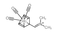 (6-N,N-dimethylaminofulvene)tricarbonylmolybdenum Structure