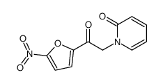 1-[2-(5-nitrofuran-2-yl)-2-oxoethyl]pyridin-2-one结构式