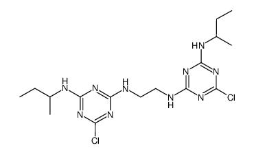 N4,N4'-di-sec-butyl-6,6'-dichloro-N2,N2'-ethane-1,2-diyl-bis-[1,3,5]triazine-2,4-diamine Structure