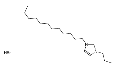 1-dodecyl-3-propyl-1,2-dihydroimidazol-1-ium,bromide结构式
