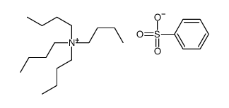 benzenesulfonate,tetrabutylazanium Structure