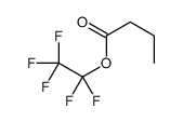 1,1,2,2,2-pentafluoroethyl butanoate结构式