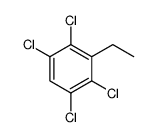 1,2,4,5-tetrachloro-3-ethylbenzene结构式