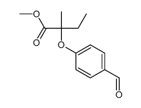 methyl 2-(4-formylphenoxy)-2-methylbutanoate结构式