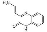 2(1H)-Quinoxalinone,3-(2-aminoethenyl)-(9CI) structure