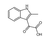 (2-methyl-indol-3-yl)-glyoxylic acid结构式