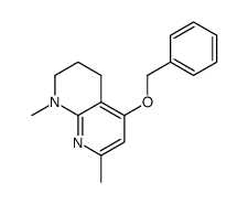 1,7-dimethyl-5-phenylmethoxy-3,4-dihydro-2H-1,8-naphthyridine结构式