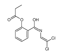 [2-(2,2-dichloroethenylcarbamoyl)phenyl] propanoate结构式