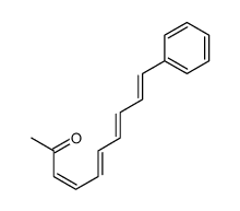 (3E,5E,7E,9E)-10-Phenyl-3,5,7,9-decatetren-2-one Structure