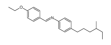 1-(4-ethoxyphenyl)-N-[4-(4-methylhexyl)phenyl]methanimine结构式