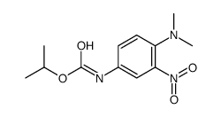 propan-2-yl N-[4-(dimethylamino)-3-nitrophenyl]carbamate Structure