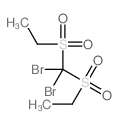 1-(dibromo-ethylsulfonyl-methyl)sulfonylethane结构式