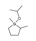 1-isopropoxy-1,2-dimethyl-silolane Structure