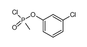 O-(3-chlorophenyl) methylchloridophosphonate结构式