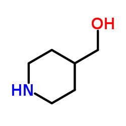 4-Piperidinemethanol structure