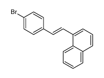 1-[2-(4-bromophenyl)ethenyl]naphthalene Structure