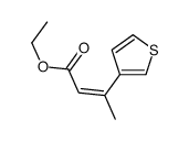 ethyl 3-thiophen-3-ylbut-2-enoate Structure